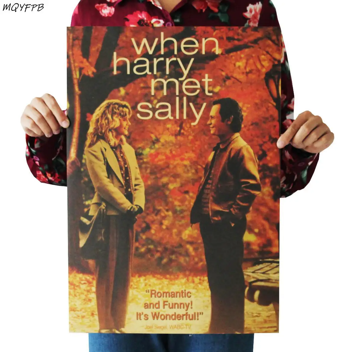 

Movie When Harry met Sally kraft paper retro poster home decorative painting wall sticker decorative painting 50.5x35cm