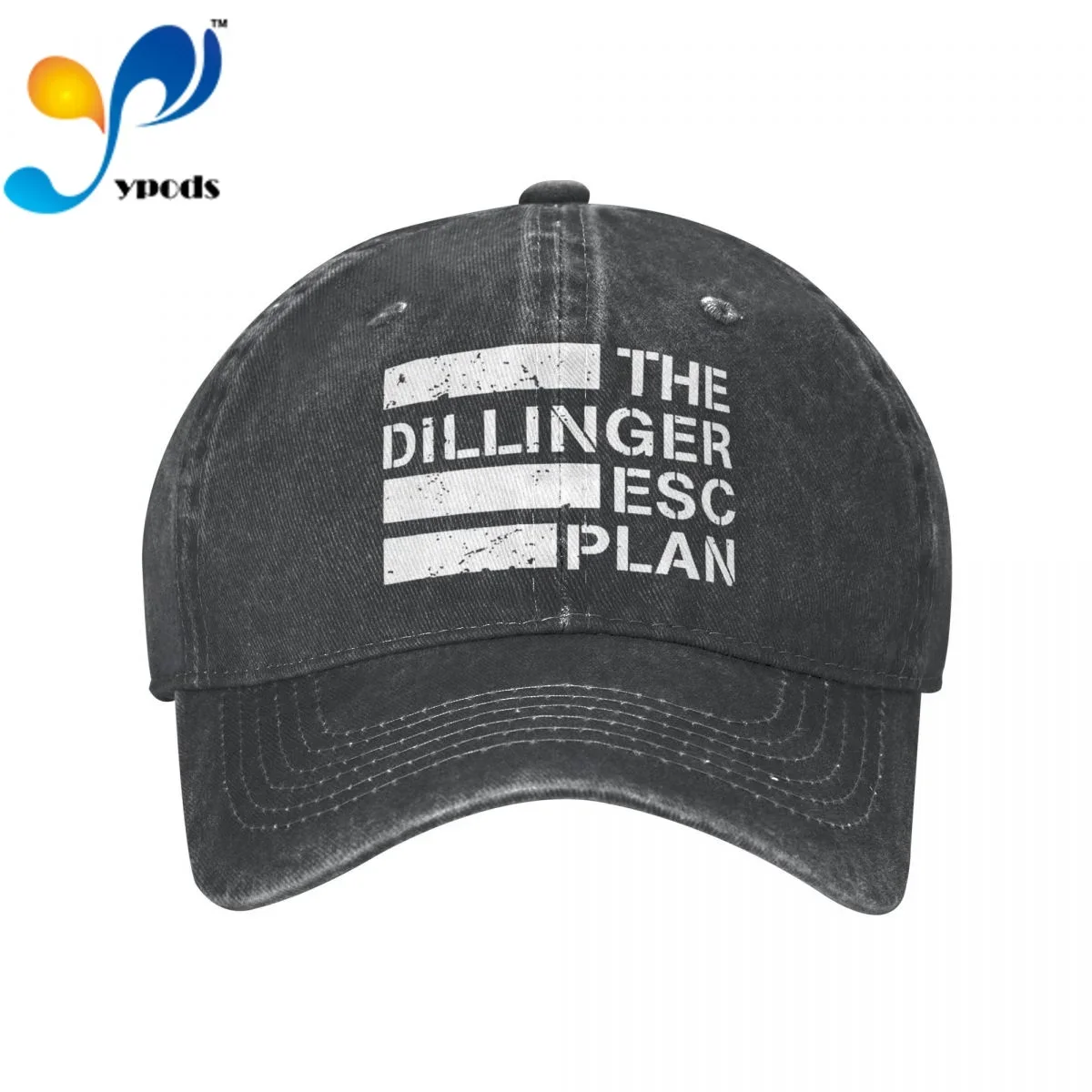 

New Brand Anime The Dillinger Escape Plan Band Logo Snapback Cap Cotton Baseball Cap Men Women Hip Hop Dad Hat Trucker