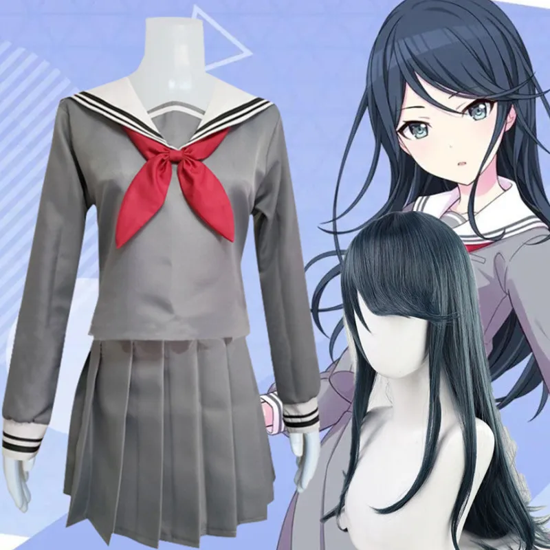 

Аниме-Униформа Project Sekai, цветная сцена! Подвиг. Костюм для косплея Hoshino Ichika, Женский костюм для матросской сцены Jk
