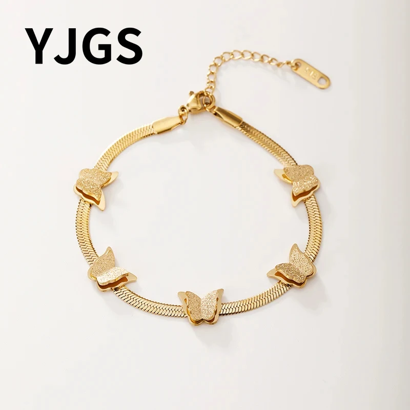 YJGS 1 комплект изысканных и модных японских корейских медных бабочек
