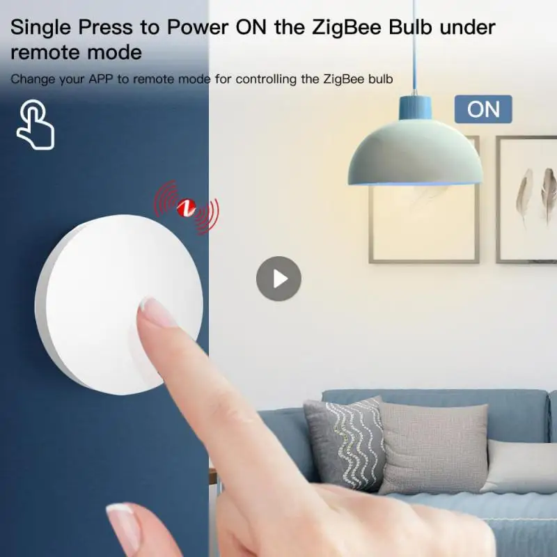 

Smart Key Switch Smart Life Automation Multi-scene Linkage Long Battery Life Tuya Smart Home Wireless Key Controller Zigbee 3.0