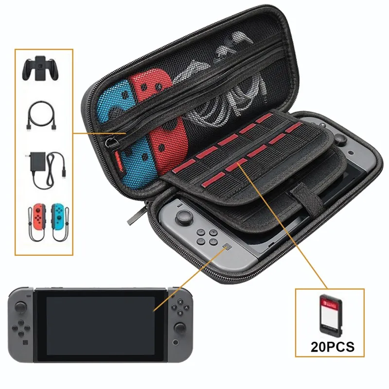 Портативный жесткий корпус чехол для Nintendo Switch консоль контроллер прочный Nitendo