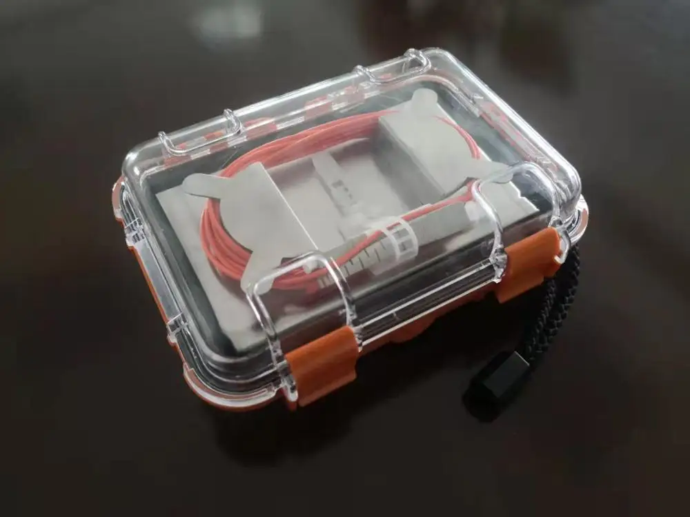 SC/UPC-LC/UPC 50/125 MM 1000M Fiber optic OTDR launch cable box LC/PC SC/PC SC/LC MULTIMODE SCP - LCP 1KM OTDR Test Extension