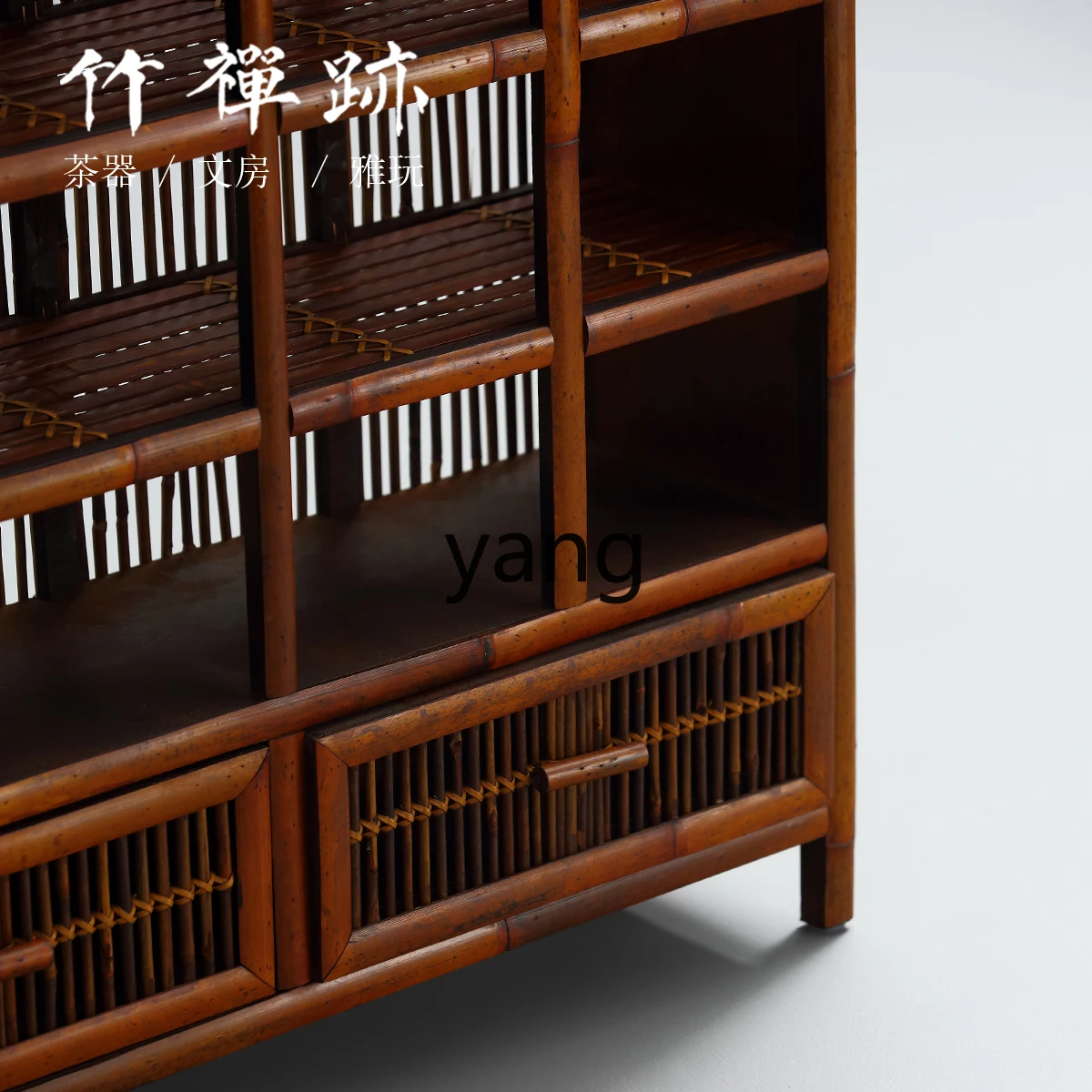 Левый ретро чайный шкаф Nanzhu сервиз настенная витрина стеллаж для хранения Bogu