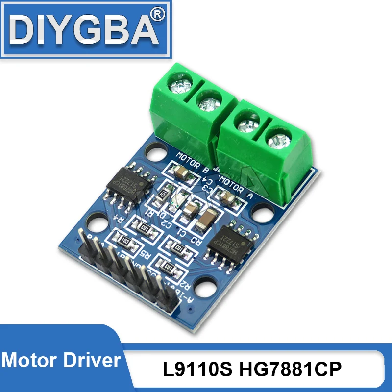 Модуль привода двойного дорожного двигателя HG7881CP HG7881 L9110S & l9110для 2-канального шагового двигателя постоянного тока, плата драйвера шагового двигателя, H-образный мост