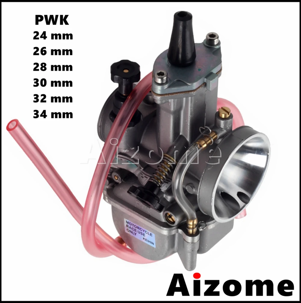 

Universal Motorcycle PWK 24 26 28 30 32 34mm Aluminum Carburetor Carburador For Dirt Bike Scooter ATV Power Jet Racing 90cc-35cc