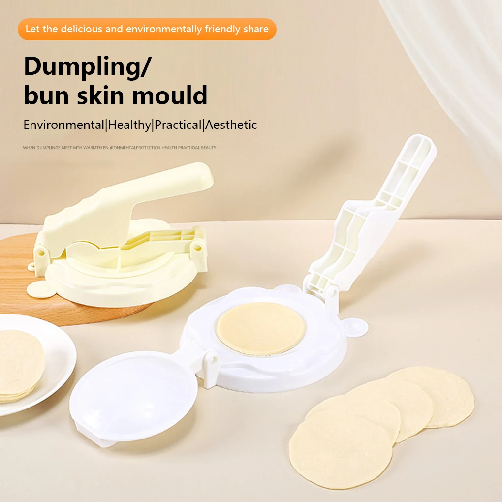 

Dumpling Skin Mold Manual Portable Dough Presser Wonton Dumplings Wrapper Maker Making Household Pressing Cooking Gadgets