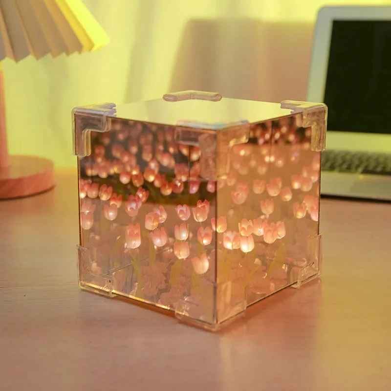 

Светодиодный ночник 3D Облако Тюльпан