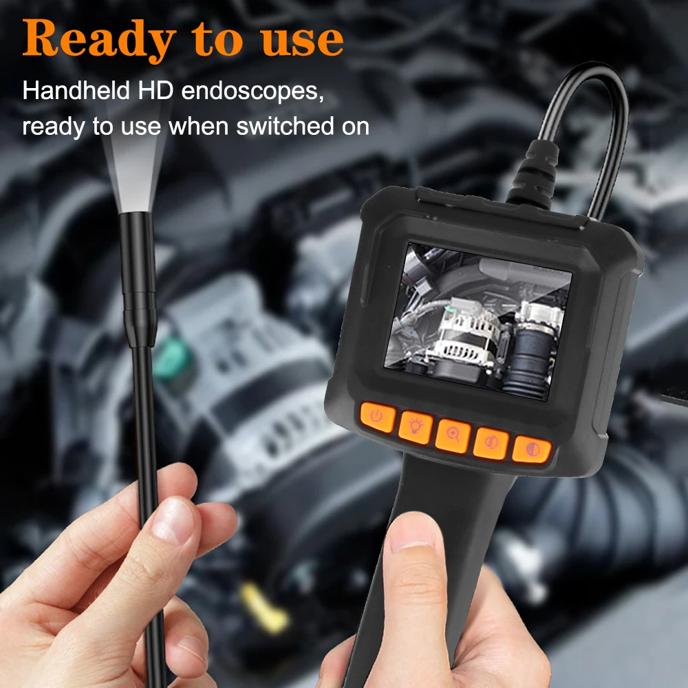 HD1080P 2 4-дюймовый IPS-экран для автомобильных труб канализационных IP67