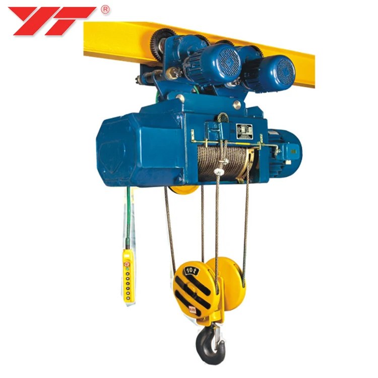 

China supplier double rail electric wire rope hoist