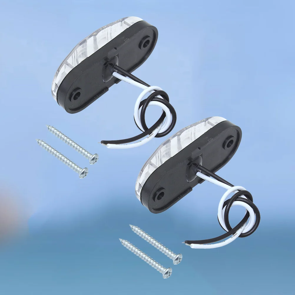 

2 Pcs Motorcycle Led Indicators Running Lamp Safe Trailer Lights Rear Accessories
