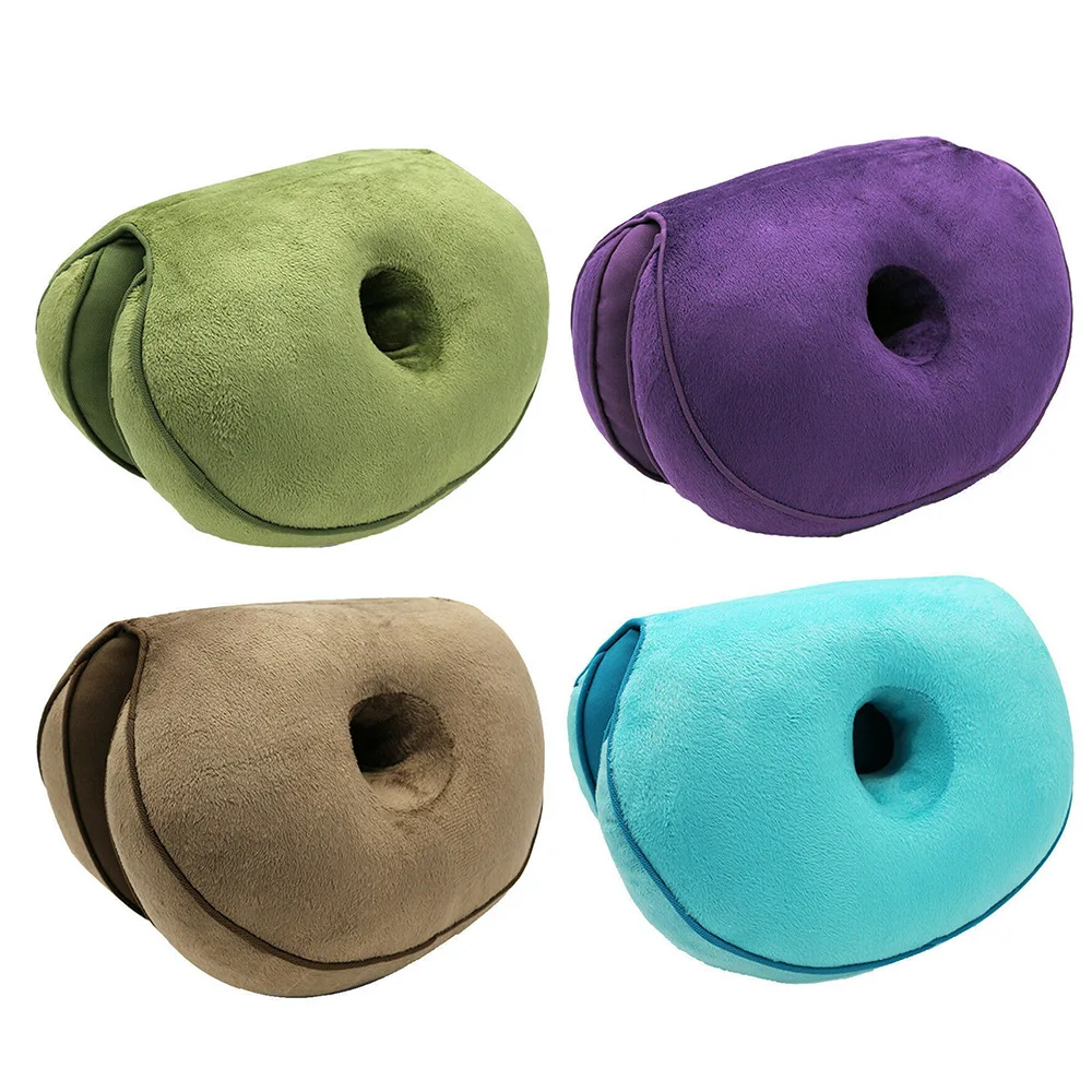 

Posture Correcting Cushion Lifts The Hip Push Up Plush Cushion Dual Comfort Seat Cushion Orthopedic Sponge Sitting Mat