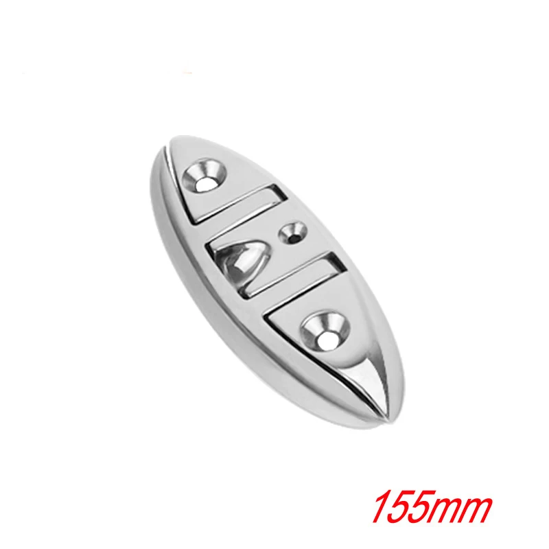 

6 Inch Stainless Steel 316 Boat Flip Up Folding Pull Up Cleat Dock Deck marine hardware Line Rope mooring Cleat accessorie