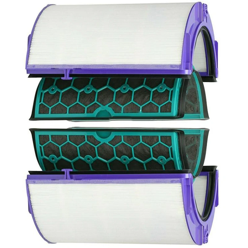 

For Dyson Hp04 Tp04 Dp04 Sealed Two Stage Air Purifier Hepa & Carbon Filter Set