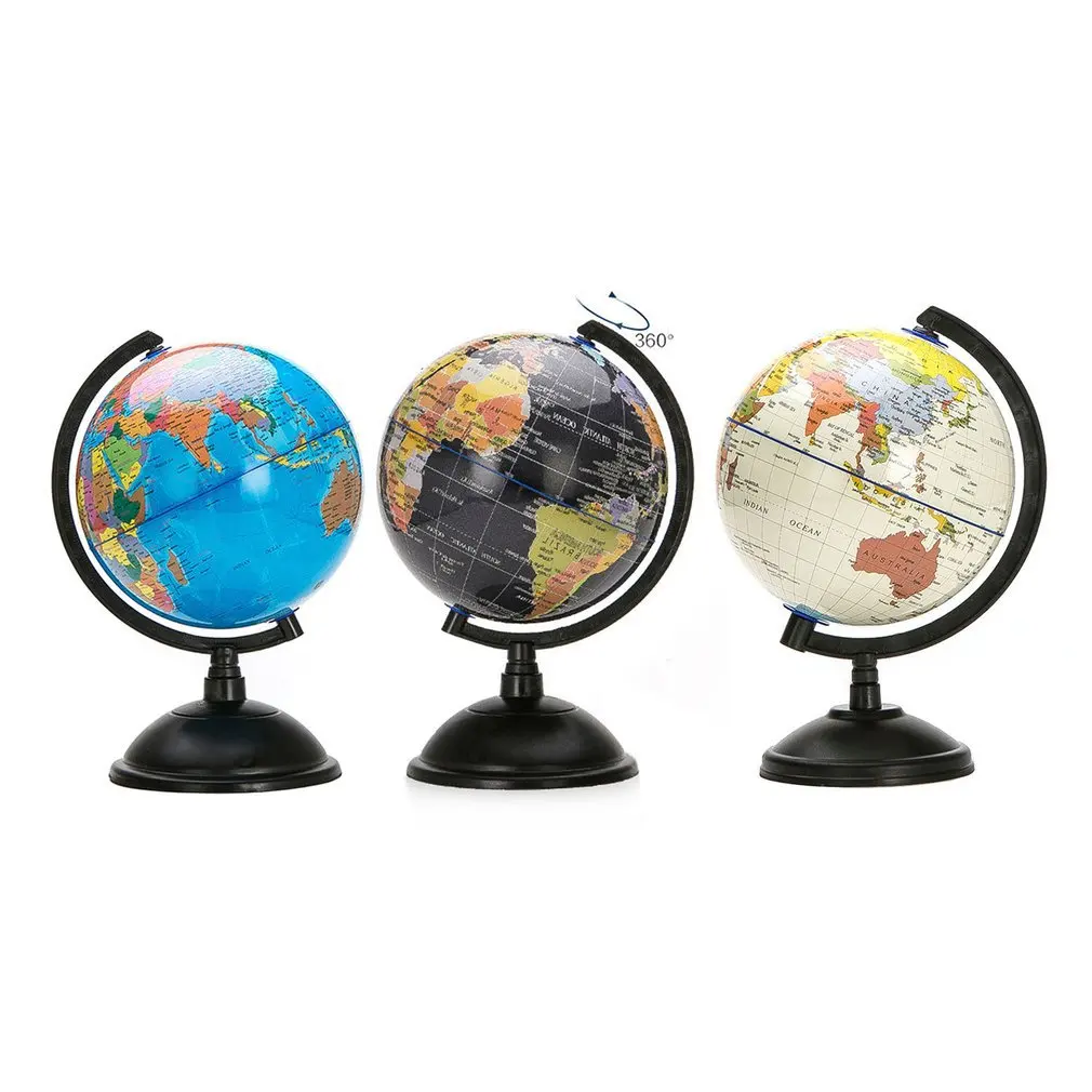 

Белая карта мира 20 см, глобус с поворотной подставкой, развивающая игрушка для географии, лучшие знания о земле и географии на английском языке