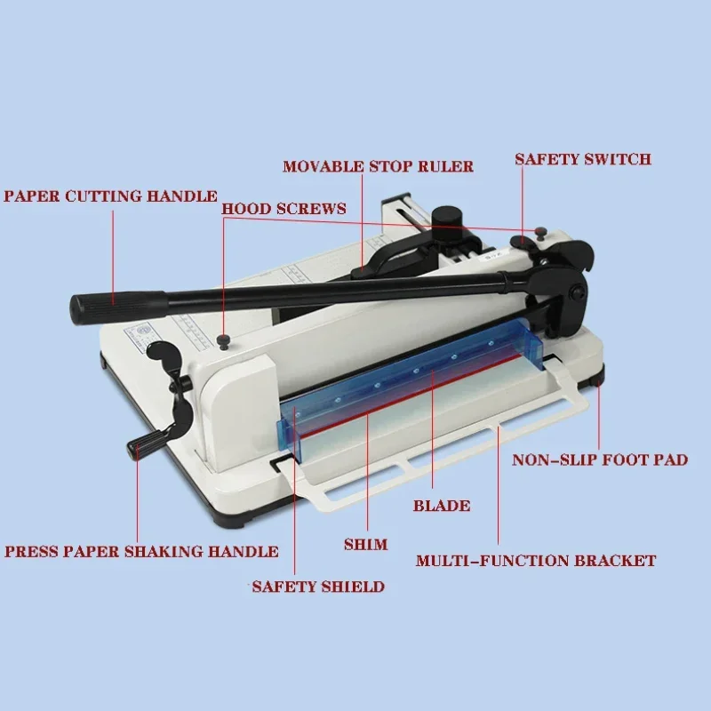 858A4 сверхмощный резак для бумаги ручной визитных карточек бумажный