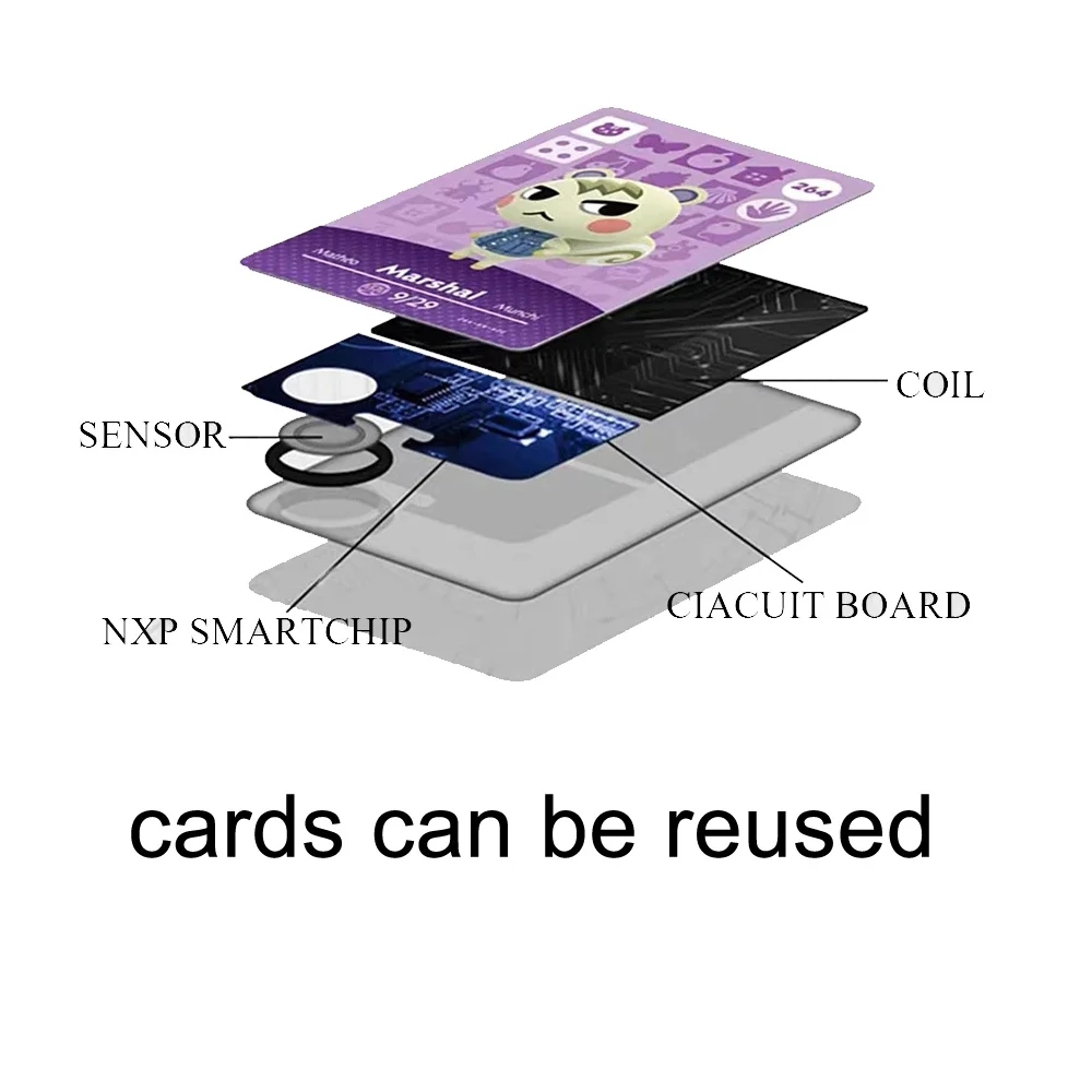 Карта Amiibo для игры Animals Crossing New Horizons - Ankha, Marshal, Maple, набор для Switch NS и 3DS с NFC картами серии 2 от 127 до 163.