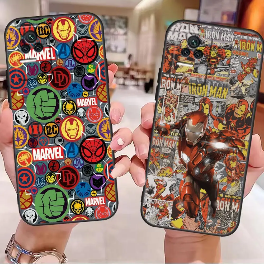 

Marvel Avengers Logo Comics Case For Redmi K50 K40S K40 Gaming Pro Plus 10 (India) 10C 10 9T 9C 9A 9 8A 8 7A 7 6A 6 Pro 5G Cover