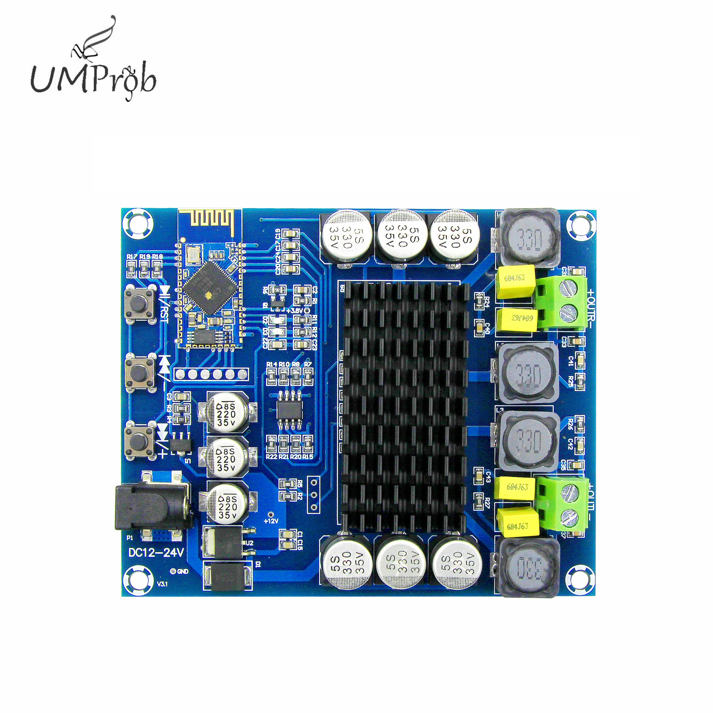 M548 Bluetooth двухканальный 120 Вт Цифровой усилитель мощности плата TPA3116D2