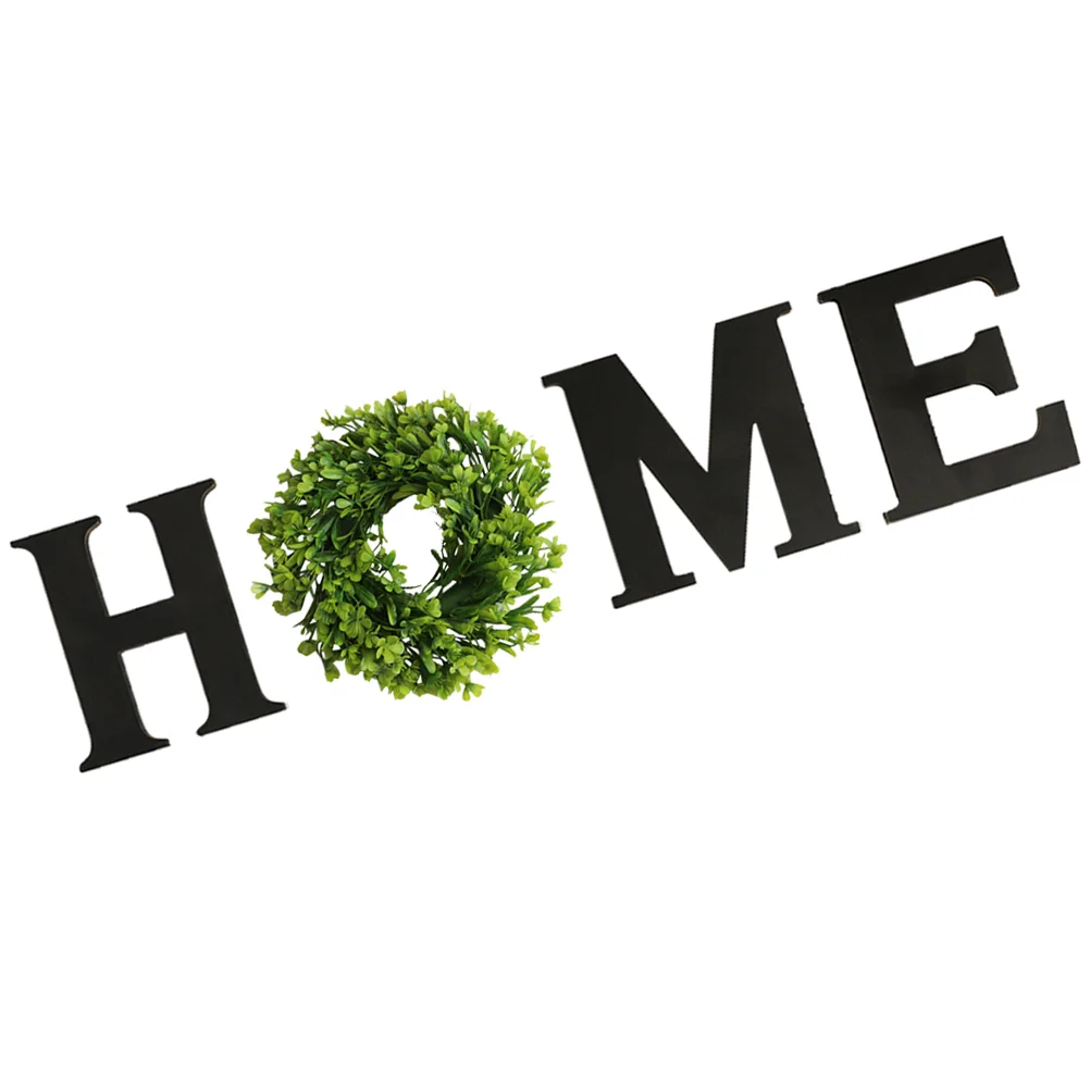 

Home Sign Wall Wooden Letters Decoration Wood Hanging Decor Wreath Cutout Rustic Party Signs Decorative Word Block Unfinished