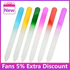 2021 Новая Профессиональная стеклянная пилка для ногтей Полировка прочная зернистость песок Градиент Радуга Кристалл полировка ногтей инструменты для маникюра и дизайна ногтей