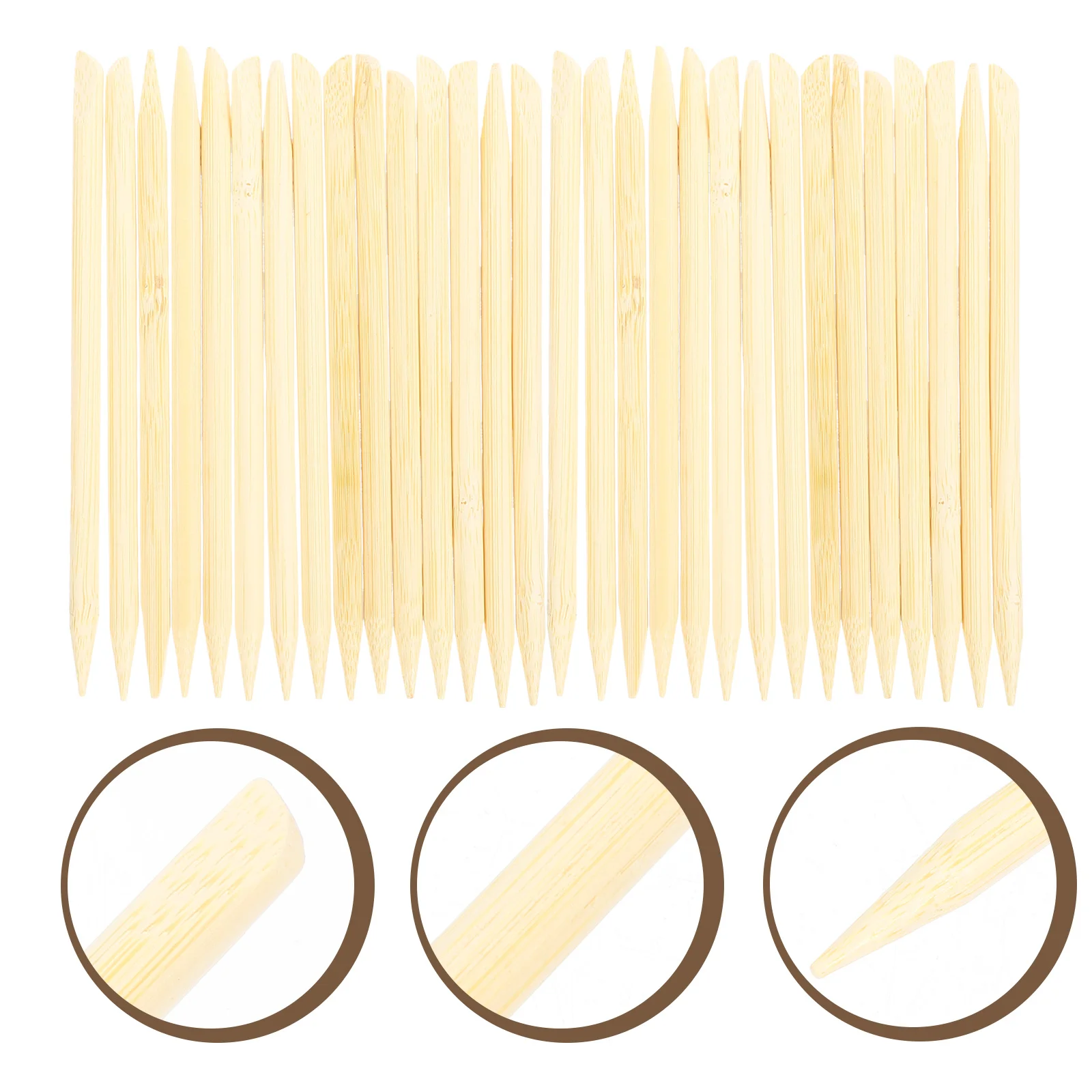

100Pcs Scratch Painting Bamboo Pens Portable Scratch Tools Children Scratch Paper Art Pens
