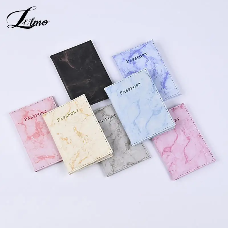 

1/2pcs English PU Leather Passport Covers Document Cover Travel Passport Holder ID Card Passport Holder Travel Acceessory