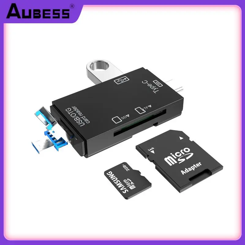 

Portable Smart Memory Card Reader Usb 2.0 Type C Tf Sd Card Reader Dual Slot Flash Memory Card Smart Card Flash Drive Card