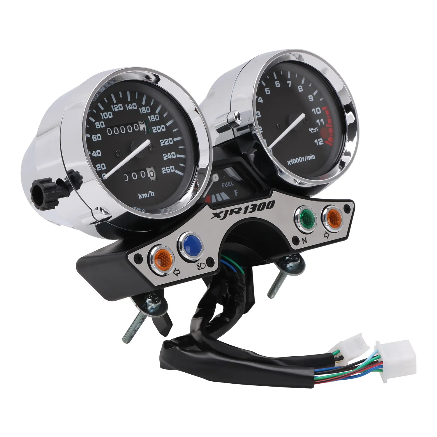 

Motorcycle 260 Tachometer Odometer Instrument Speedometer Gauge Cluster Meter For YAMAHA XJR1300 XJR 1300 1989-1997 Street Bike