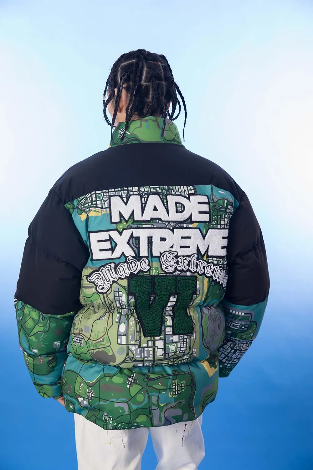 MADE EXTREME Colour block winter jacket men harajuku men bubble coat warm jacket street wear puffer jacket winter clothes