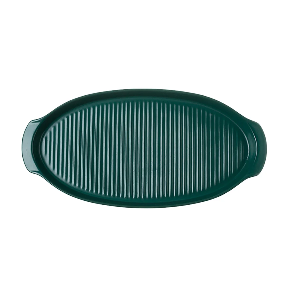 

Ceramic Fish Steamer Cake Platter Kitchen Baking Dish Porcelain Pan Home Bakeware Ceramics