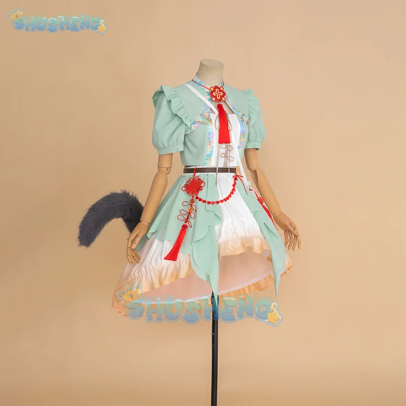 Костюм для косплея Honeyberry платье рыцари хвост повязка на голову Униформа