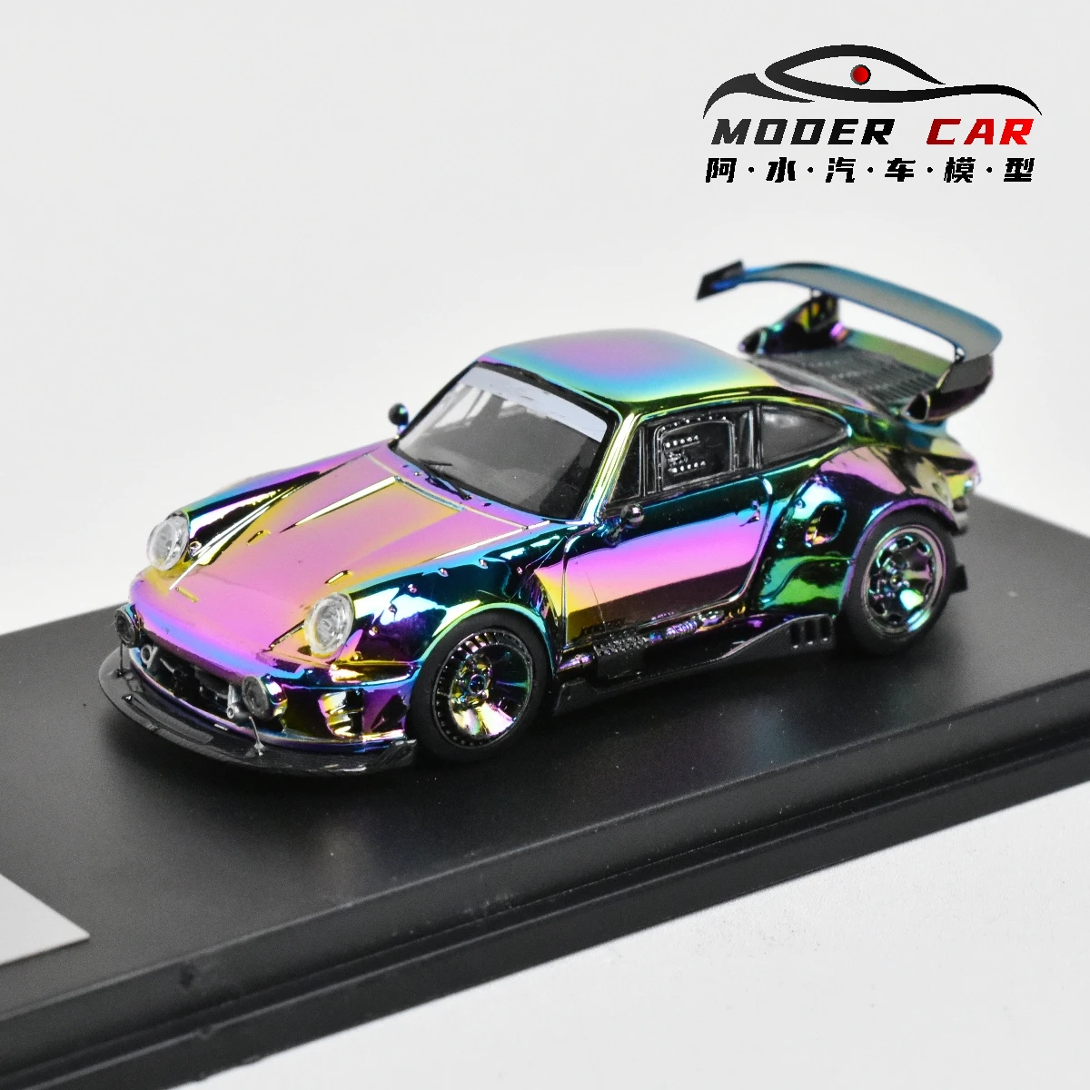 Литая под давлением модель автомобиля DCM x DragonBo 1:64 RWB 993 944.