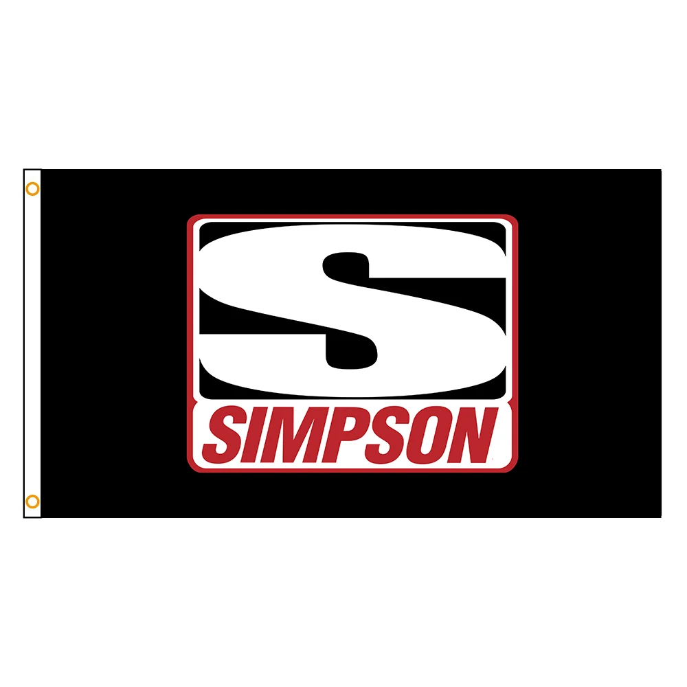 

90x150cm SIMPSON Flag Polyester Printed Racing Car Banner For Decoration