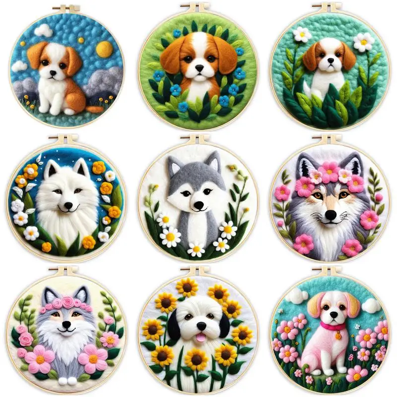 RUOPOTY DIY Набор Фетра Сделайте Свой Собственный Для Рисования Из Шерстяного С