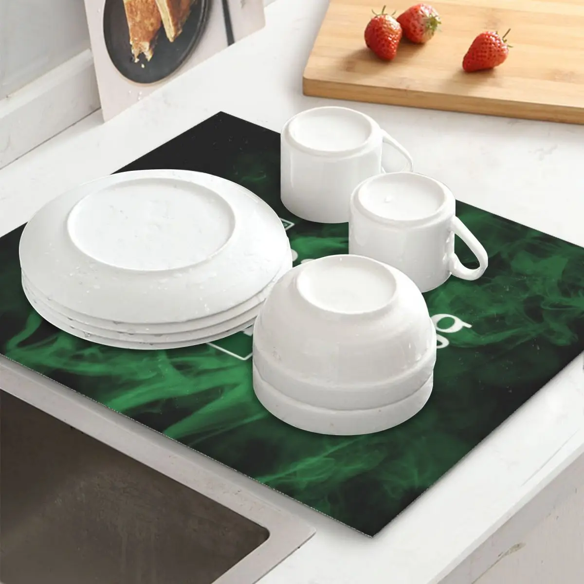 Изготовленные на заказ подушечки для сушки посуды Breaking Bad впитывающие