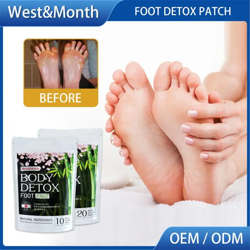 

10pc Natural Detox Foot Patches Pad Body Toxins Feet Dehumidifying Improve Sleep Relaxing Conditioning Cleansing Foot Patch Care