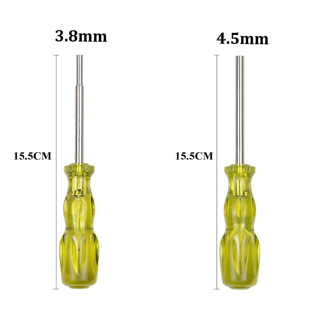 

2PC/set 3.8mm/4.5mm Security Screwdriver Repair Tool Gamebit For Universal Shredder Screwdriver Repair Tools Workshop Equipment