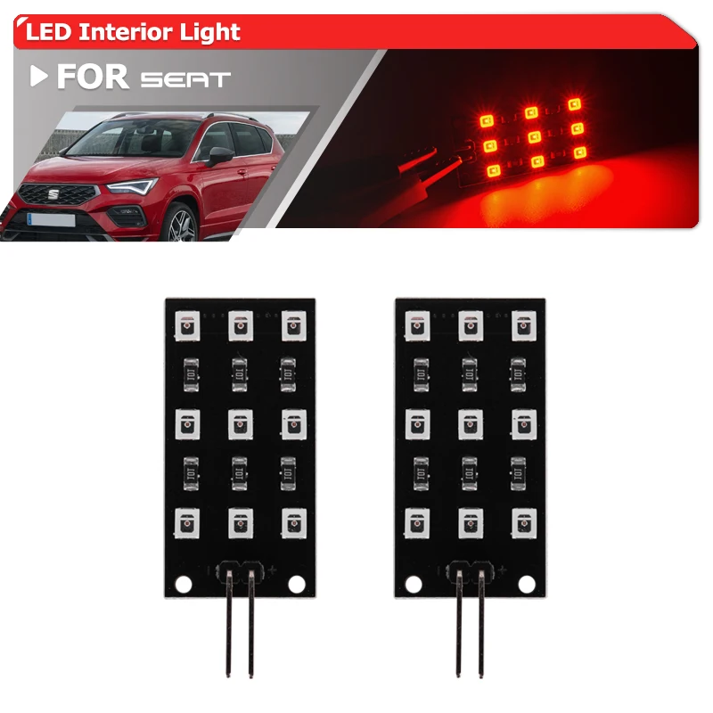 Светодиодные внутренние освещения под половиной для ног 2013-2020 2021+ Seat Leon 5F KJ 2016+ Ibiza