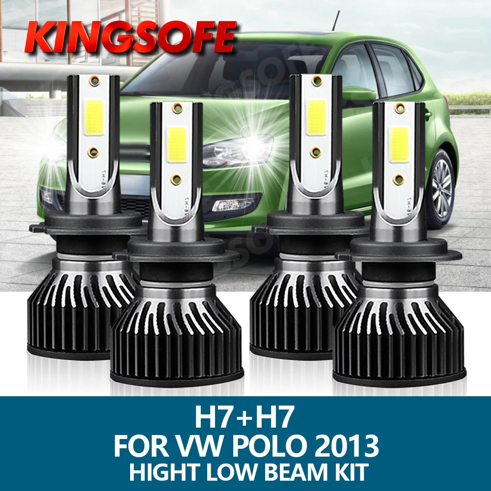 

Автомобисветильник светодиодные фары KINGSOFE, 4 шт., H7, 6000 лм, 72 Вт, 2013 к