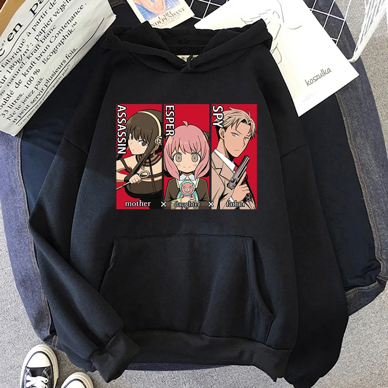 

Anime Spy x Family Hoodies Autumn Winter Kawaii Casual Hoodie Team Logo Men/Women Oversized Fashion Basic Printed Long Sleeve