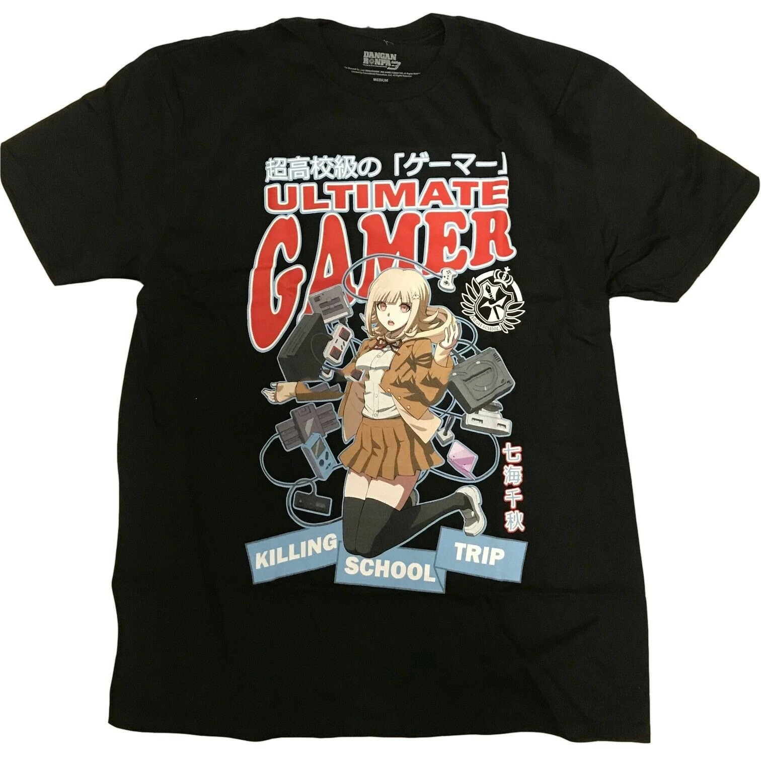 

Exclusive Danganronpa Ultimate Gamer Chiaki Nanami Authentic Anime T-Shirt 34763