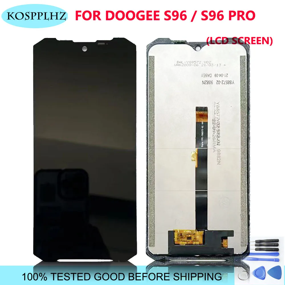 

ORIGINAL For DOOGEE S96 S96 PRO LCD Display+Touch Screen Digitizer Assembly Replacement 6.22" + tools