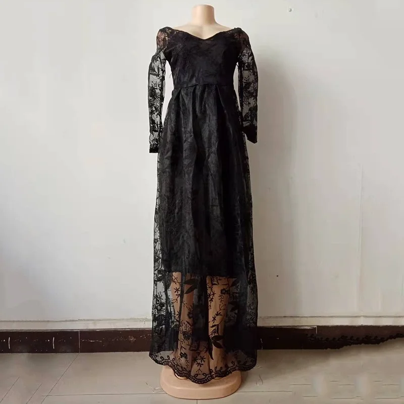 2022 Women Formal Wedding Dresses Long Sleeves V Neck Tulle Boho A Line High Split Bridal Gowns Свадебное платье vestidos noiva