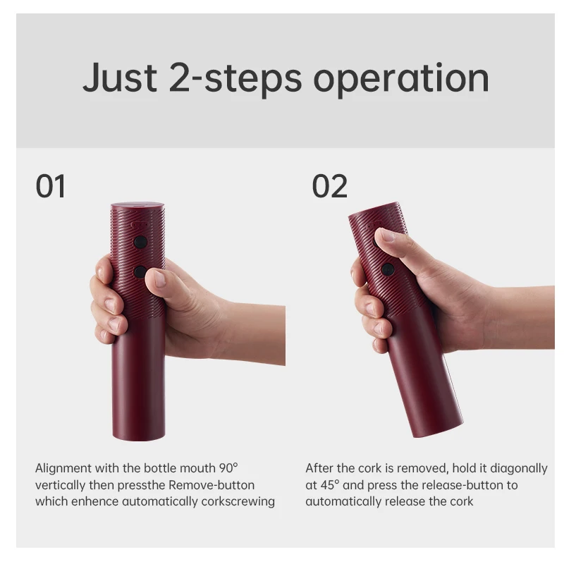 USB перезаряжаемая автоматическая открывалка для бутылок вина с большим