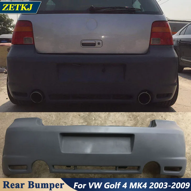 

Rear Bumper Facelifted to R32 Style Unpainted ABS Material Car Body Kit For VW Golf 4 MK4 2003-2009