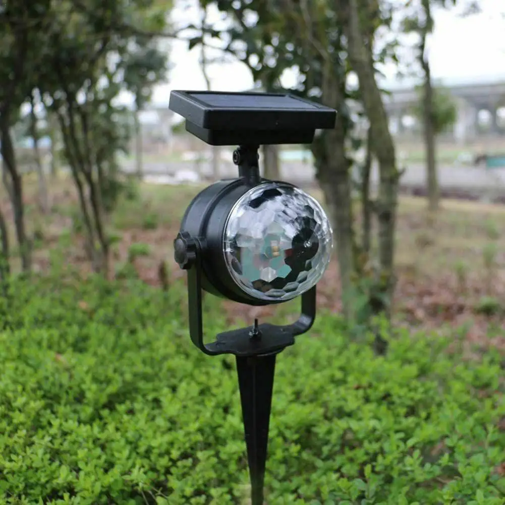 

Solar Light Rotating Colored Lights Christmas Projection Lights Color Changing Stage Lights Holiday Decor For Villas Lighti X8k0