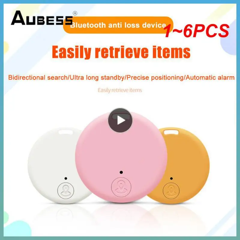 

1~6PCS Mini Fashion Smart Dog Pets 4.0 GPS Tracker Anti-lost Alarm Tag Wireless Child Bag Wallet Key Finder Locator