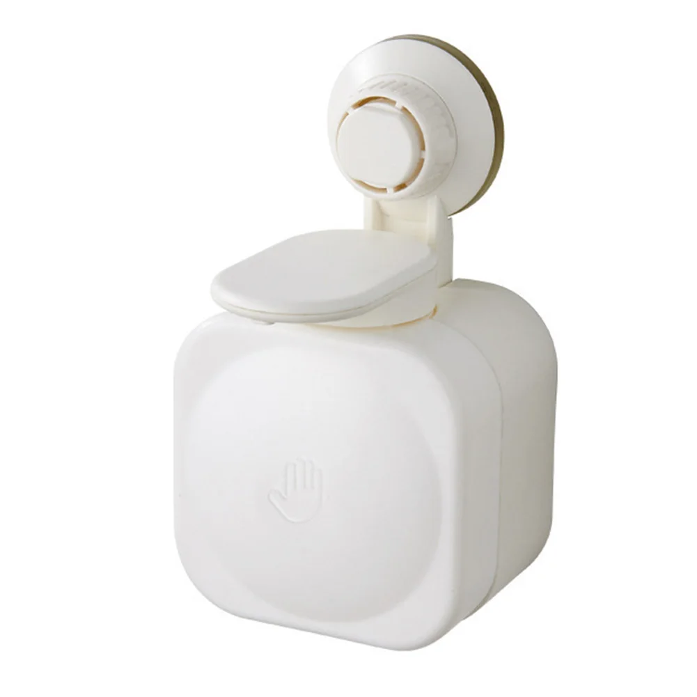 

Настенный дозатор для мыла на присоске, подвесной кухонный компактный прочный держатель для ванной, практичный, не сверлильный пресс для до...