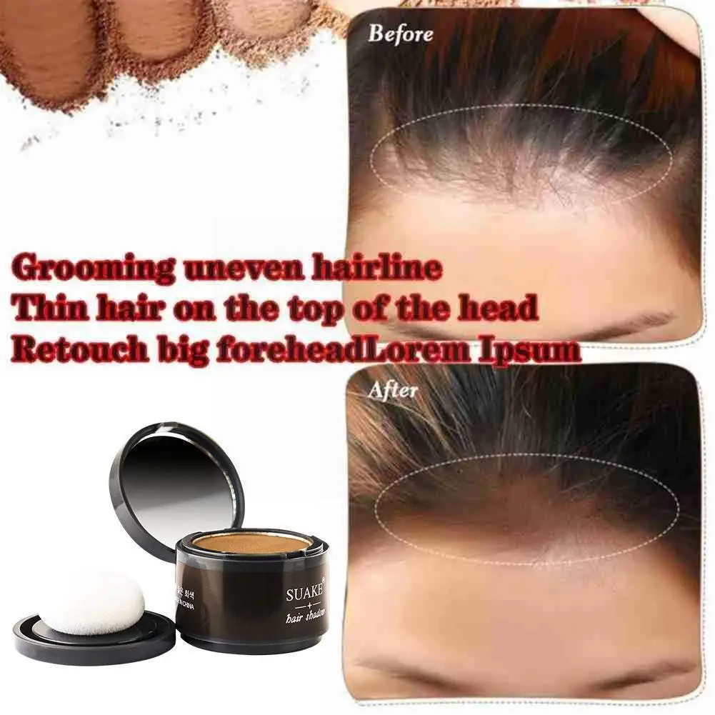 

Hairline Shading Powder Waterproof Hair Shadow Trimming Forehead Artifact Hair Concealer Filling Hairline Refill Powder Mak A9k5
